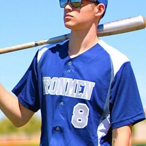 Adult "Soldier" Button Front Baseball Jersey CBS33ABAS - All Sports Uniforms